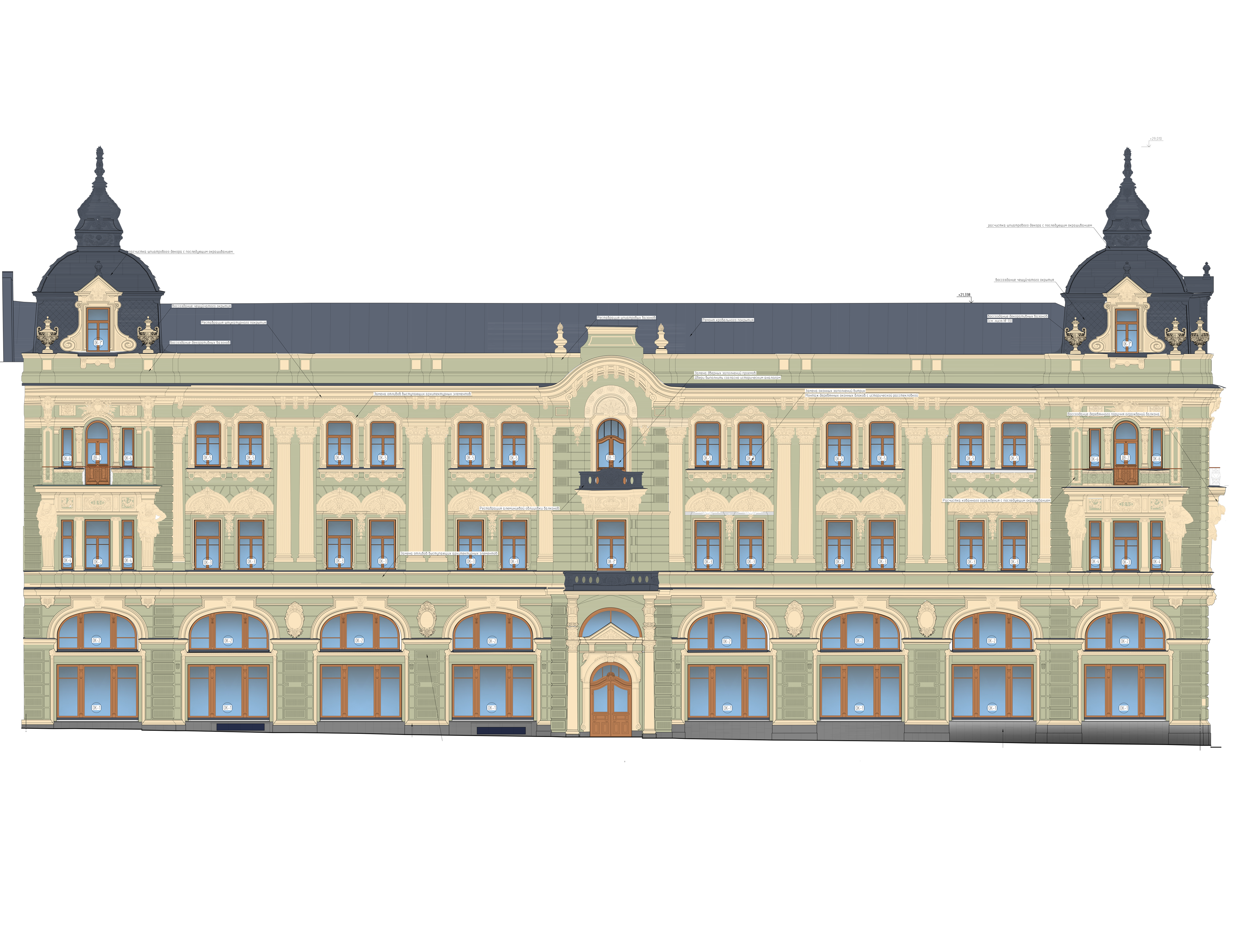 Дом Московского Купеческого общества («Посольское подворье»), 1889-1890 гг., архитектор Б.В. Фрейденберг